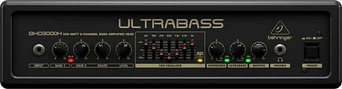 BEHRINGER BXD3000H ULTRABASS басовый усилитель-голова 300 Вт