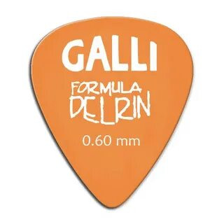 Медиатор GALLI D-51O тонкий 0,60 mm 1шт