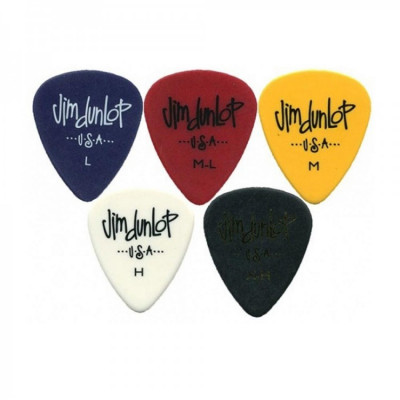 DUNLOP 4790 Dunlop Polys набор медиаторов разной толщины  (432шт)
