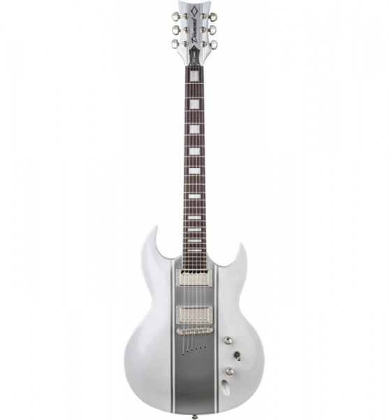 DBZ DIAMOND RENSTP14-WHSS Renegade ST Plus White/Silver Stripes электрогитара