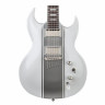 DBZ DIAMOND RENSTP14-WHSS Renegade ST Plus White/Silver Stripes электрогитара