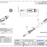 Amphenol ACPS-KN- 1/4” (6.35мм) Phone стерео штекер, металлический корпус