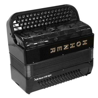 HOHNER Fun Nova II 80 light black (C-Stepped) 3/4 баян