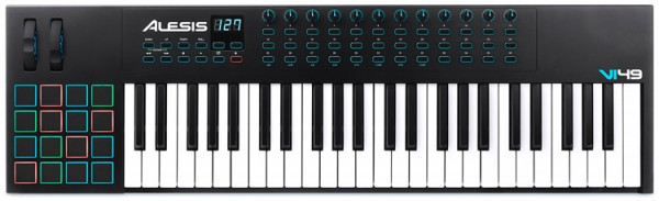 ALESIS VI49 миди клавиатура с послекасанием 49 клавиш