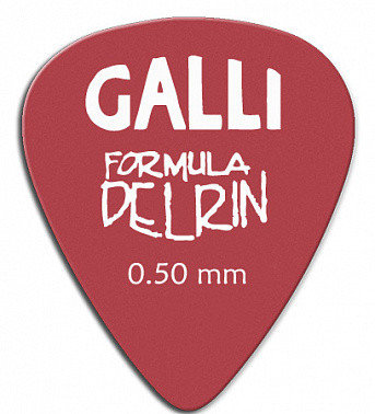 Медиатор GALLI D-51R тонкий 0,50 mm 1шт