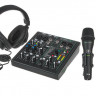 MACKIE Performer Bundle комплект для домашней музыкальной студии (ProFX6v3, EM-89D x2шт, MC-100, коммутация и держатели)