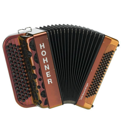 HOHNER Fun Nova II 80 light red to gold (C-Stepped) 3/4 баян