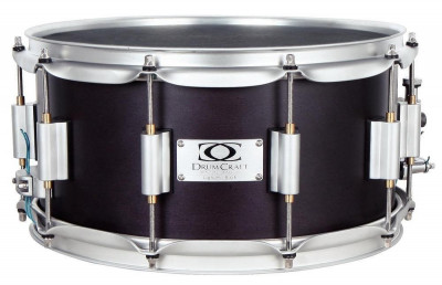 DrumCraft Lignum Satin Black Satin Chrome HW Birch 13х6,5" малый барабан