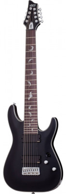 SCHECTER DAMIEN PLATINUM-8 SBK 8-струнная электрогитара