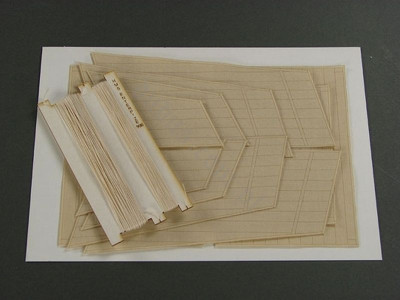 Комплект дополнительных парусов для модели HMS Enterprize, 1/96