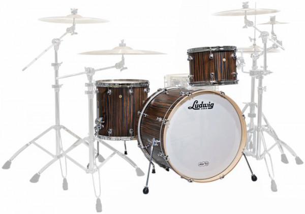 Комплект барабанов LUDWIG LSS030XME Signet 105 series (20"х15")(14"x14")(12"x8,5") + держатель томов (Atlas Mount) и фурнитура Insta-Lite lugs