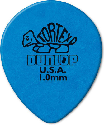 DUNLOP 413R1.0 Tortex Tear Drop набор медиаторов 1.0 мм 72 шт