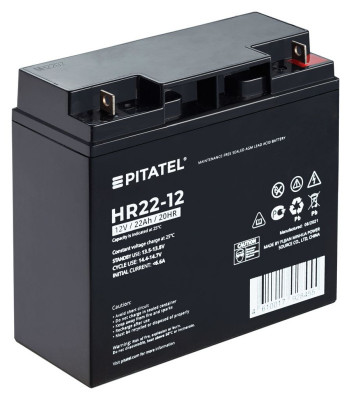 Аккумулятор для ИБП Pitatel HR22-12, 12V 22Ah