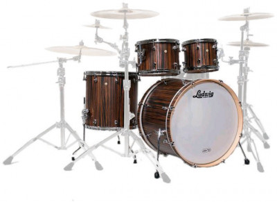 Комплект барабанов LUDWIG LSS240XME Signet 105 series (22"х16")(16"x16")(12"x8,5")(10"x8") + 2 держателя томов (Atlas Mount) и фурнитура Insta-Lite lugs