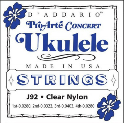 D'ADDARIO J92 струны для укулеле-концерт