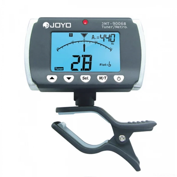 JOYO JMT-9006B тюнер/метроном-прищепка хроматический, гитара, бас, скрипка