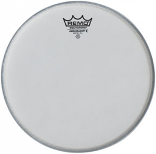 REMO AX-0112-00 AMBASSADOR® X, Coated, 12' Diameter однослойный матовый пластик