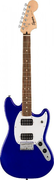 Электрогитара FENDER (V) SQUIER BULLET MUSTANG HH IMPB, цвет синий