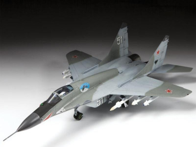 Сборная модель ZVEZDA Российский истребитель МиГ-29 (9-13), подарочный набор, 1/72