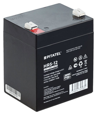 Аккумулятор для ИБП Pitatel HR5-12, 12V 5Ah