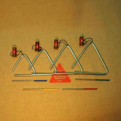 Комплект треугольников № 3 Мастерская Сереброва ЗЧ-КТ-ТР-03 (09-11-13-15 см, диаметр 8 мм)