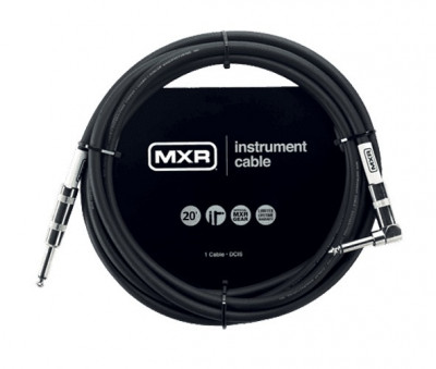 DUNLOP DCIS20R MXR Standard 20' инструментальный кабель, джек-джек угловой, 6.1м