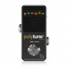 Хроматический тюнер TC ELECTRONIC POLYTUNE 3 NOIR с полифоническим режимом и отключаемым буфером