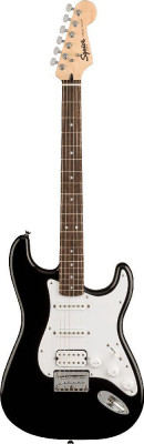 Электрогитара FENDER (V) SQUIER BULLET STRAT HT HSS BLK, HSS, цвет черный