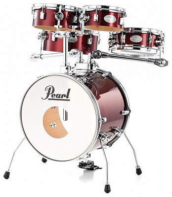 PEARL RTGX-665/91 ударная барабанная установка акустическая Rhythm Traveler Red Wine