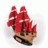 Сборная модель ZVEZDA Галеон "Секрет" (Алые паруса) (сборка без клея), 1/350