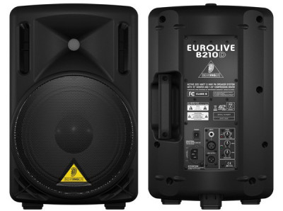 Активная 2-полосная акустическая система BEHRINGER B210D EUROLIVE 185 вт RMS/220 вт Peak, усилитель D класса