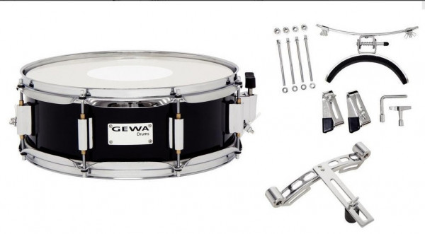 Gewa Birch Black Chrome HW SH 14x5,5" Маршевый малый барабан