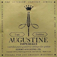 AUGUSTINE Imperial Trebles (E/1-0.73мм, B/2-0.83мм, G/3-1.03мм нейлон,3 струны среднее натяжение) ст