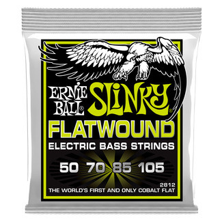 Ernie Ball 2812 Regular Slinky Flatwound Bass (50-70-85-105) для бас-гитары