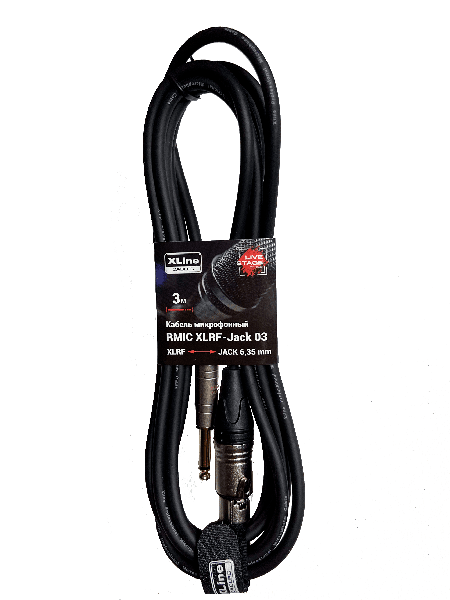 Xline Cables RMIC XLRF-JACK 03 Кабель микрофонный XLR 3 pin female - JACL 6.3 mono, 3м