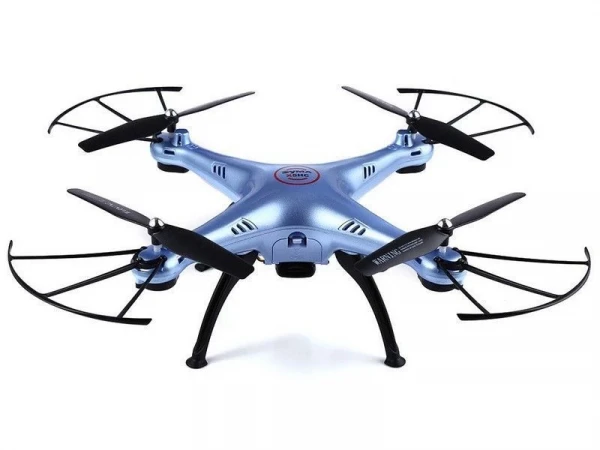 Р/У квадрокоптер Syma X5HW (голубой) с FPV трансляцией Wi-Fi, барометр 2.4G RTF