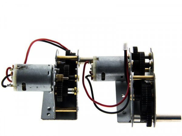 Редуктор левый и правый для танка КВ-1 с подшипниками и Моторами (металл)