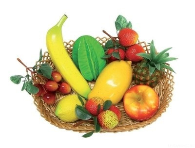 GEWA SHAKER FRUIT BASKET набор пластиковых шейкеров фрукты, 9 предметов, с корзинкой