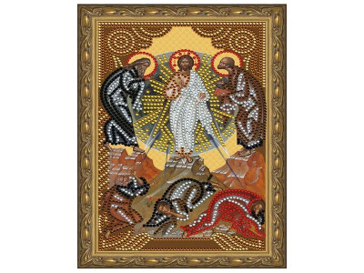 Алмазная 5D мозаика с нанесенной рамкой 20х30 ВОЗНЕСЕНИЕ ГОСПОДНЕ (8 цветов)