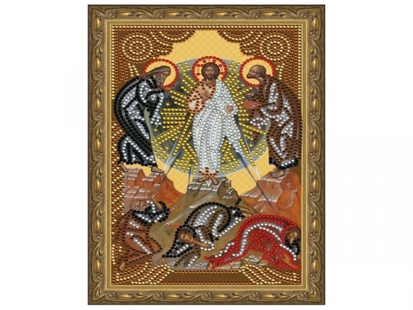 Алмазная 5D мозаика с нанесенной рамкой 20х30 ВОЗНЕСЕНИЕ ГОСПОДНЕ (8 цветов)