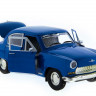 Машина "АВТОПАНОРАМА" ГАЗ-21 "Волга" 1/24 в/к  26*12*11см, синяя