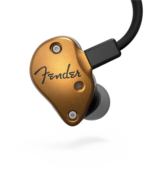FENDER FXA7 PRO IEM- GOLD Внутриканальные наушники с 9,25мм драйвером, двумя HDBA твиттерами и бас портом