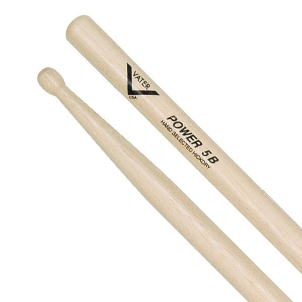 Барабанные палочки VATER VHP-5 BW Power 5B