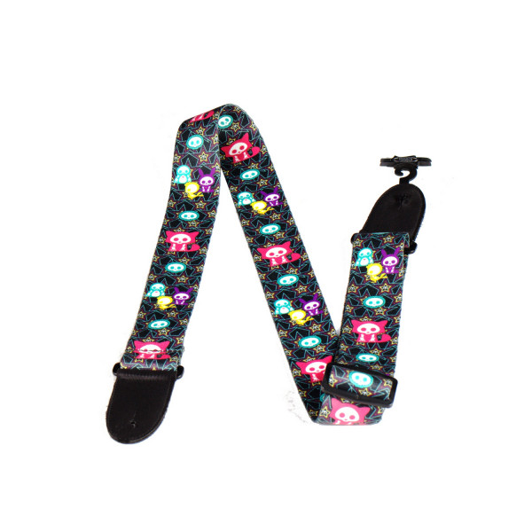 Perri's LPCPSA-1112 SKELANIMALS STARS - ремень для гитары полиэстер