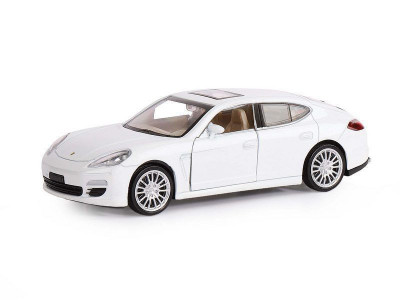 Машина "АВТОПАНОРАМА" Porsche Panamera S, белый, 1/32, свет, звук, инерция, в/к 17,5*13,5*9 см