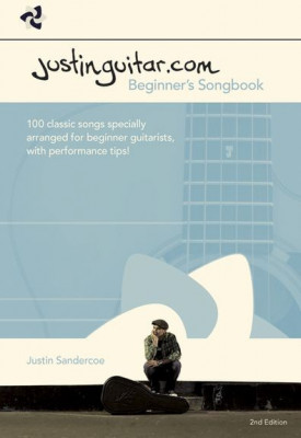 AM1005334 JUSTIN GUITAR.COM BEGINNERS SONGBK SECOND EDITION SPIRAL BOUND...