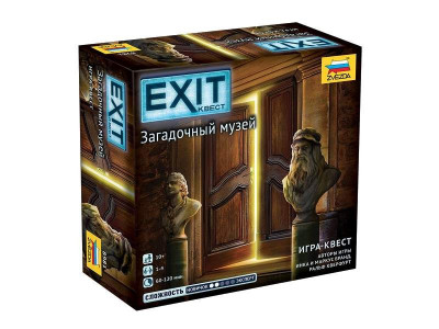 Настольная игра ZVEZDA "EXIT Квест. Загадочный музей. ", семейная