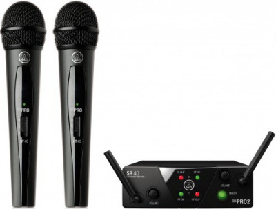 Вокальная радиосистема AKG WMS40 PRO MINI2 VOCAL US45A/C (660.7 & 662.3) с 2-мя ручными передатчиками икапсюлем D88